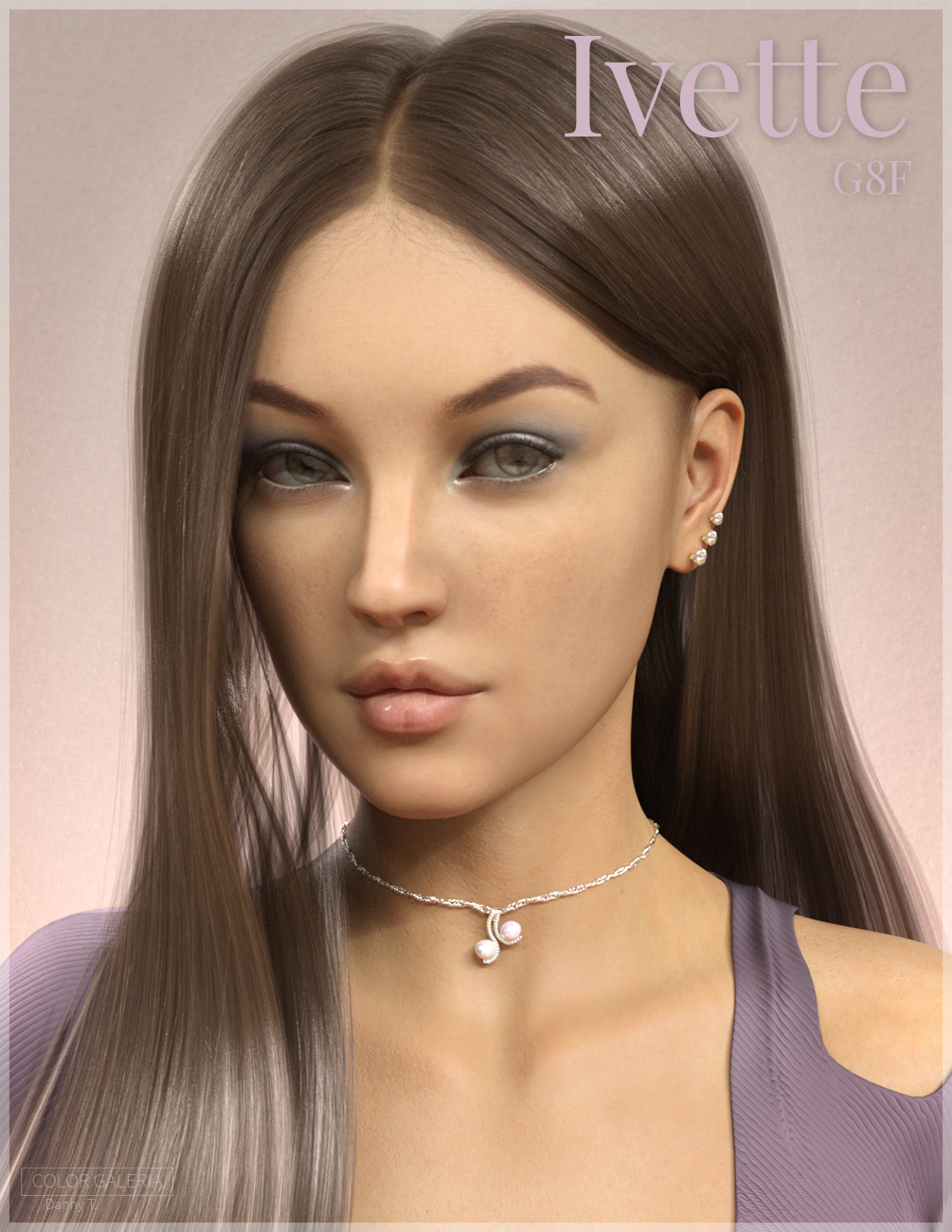 Ivette for Genesis 8 Female by: Color Galeria, 3D Models by Daz 3D