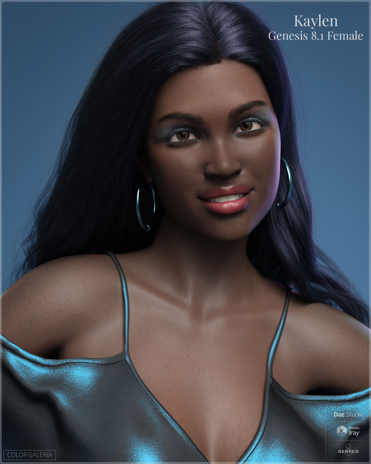 CGI Kaylen for Genesis 8.1 Female by: Color Galeria, 3D Models by Daz 3D