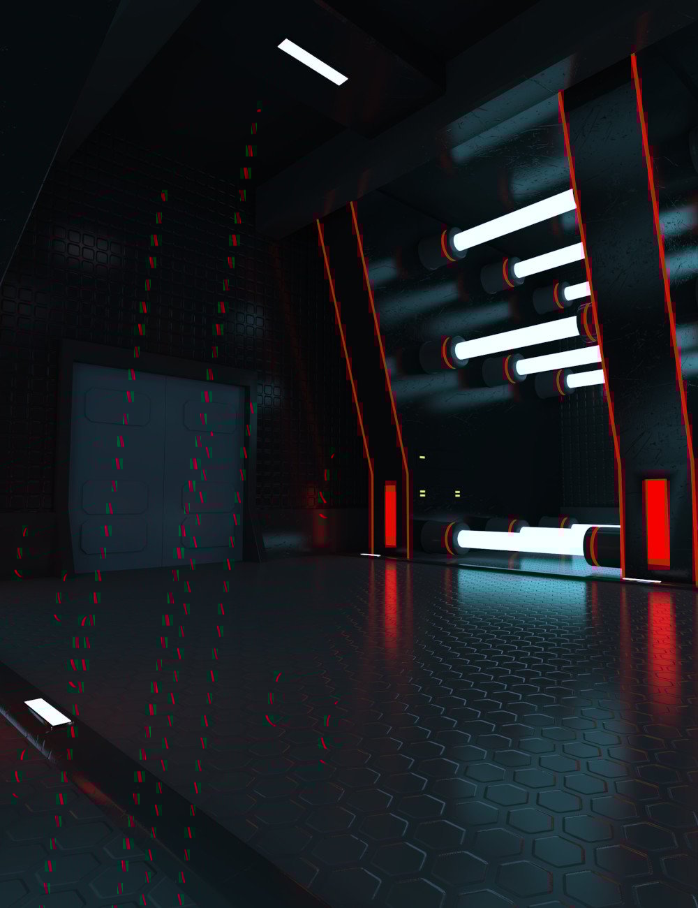 Sci-Fi Generator Room by: , 3D Models by Daz 3D