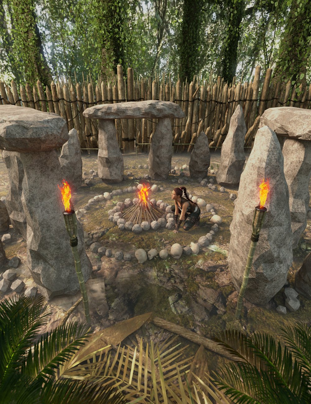 Jungle Sacred Places 2 by: Enterables, 3D Models by Daz 3D