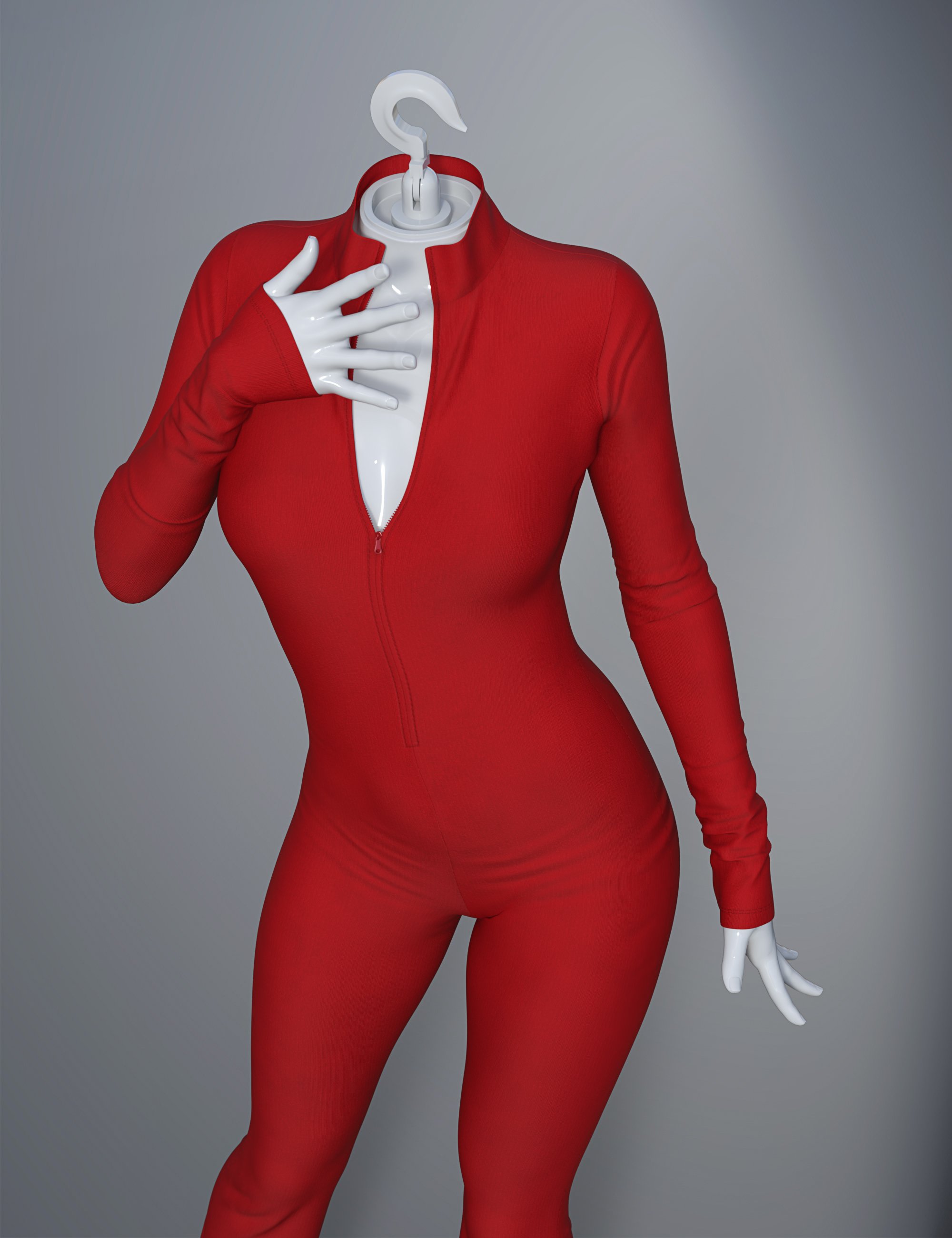 dForce SU Winter Bodysuit for Genesis 9, 8.1, and 8 Female