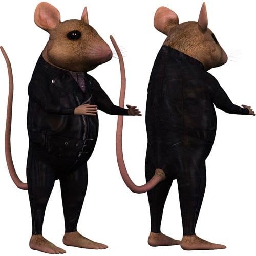 Subdividing MAT House Mouse Clothing by: Lisa's Botanicals, 3D Models by Daz 3D