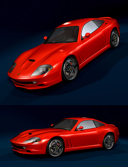 FM555 Sportscar by: Dreamscape-Creations, 3D Models by Daz 3D