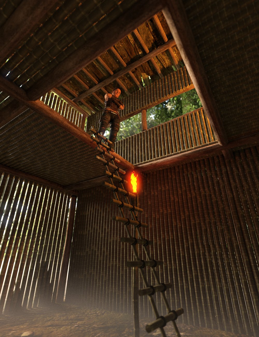 Jungle Buildings Large 1