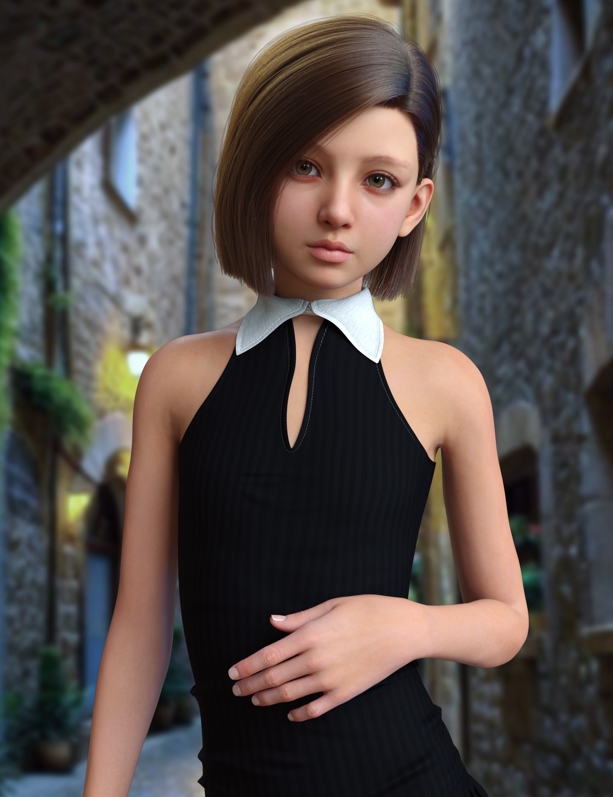 Vo Afra Young HD for Genesis 9 by: VOOTW, 3D Models by Daz 3D