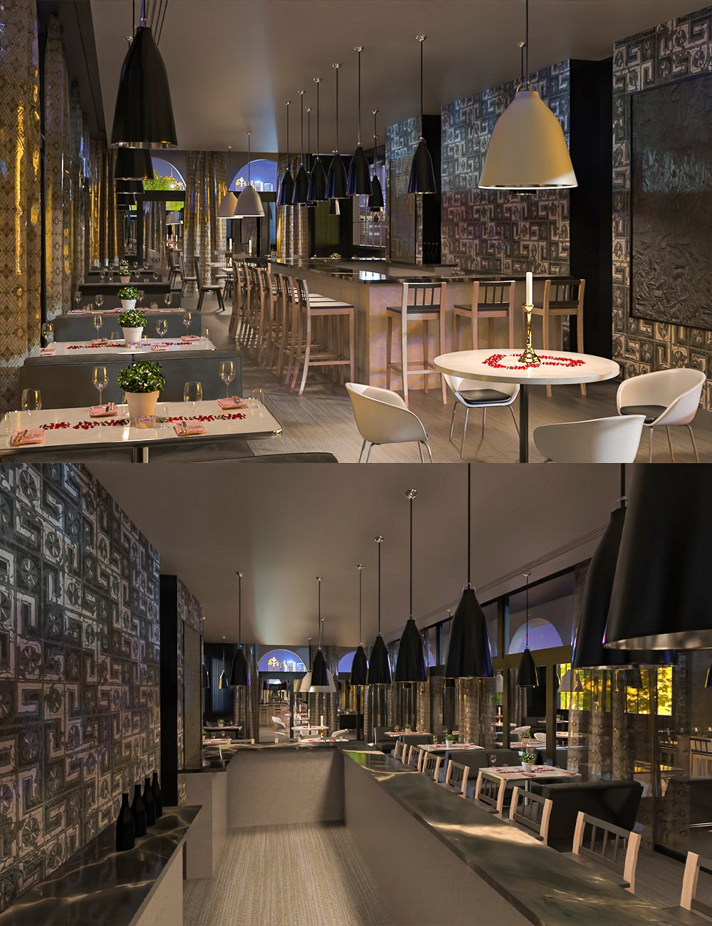 Romantic Diner by: Tesla3dCorp, 3D Models by Daz 3D