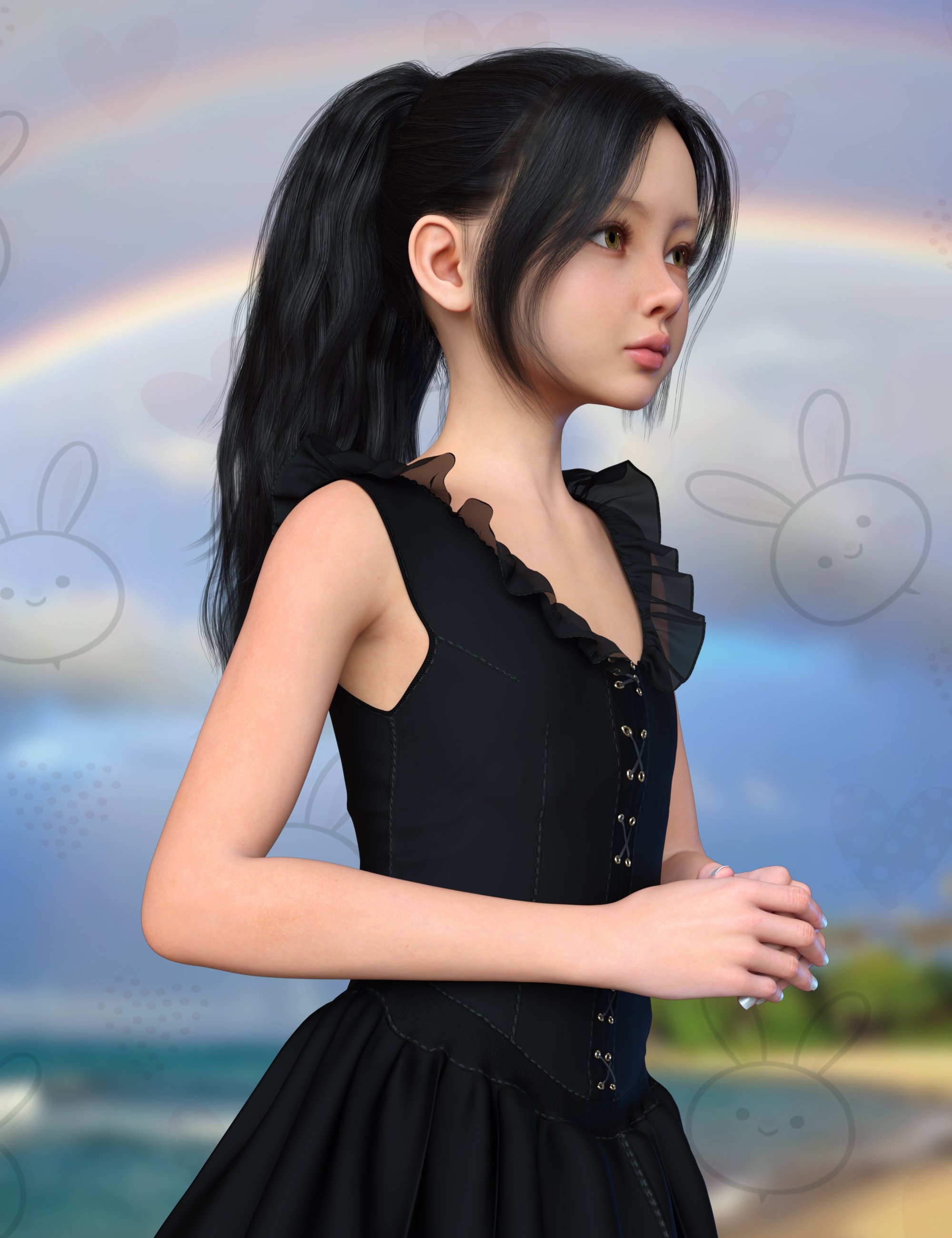 Vo Dido Young HD for Genesis 9 by: VOOTW, 3D Models by Daz 3D