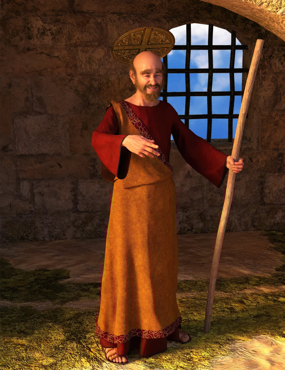 Holy Family - St. Joseph by: Cybertenko, 3D Models by Daz 3D