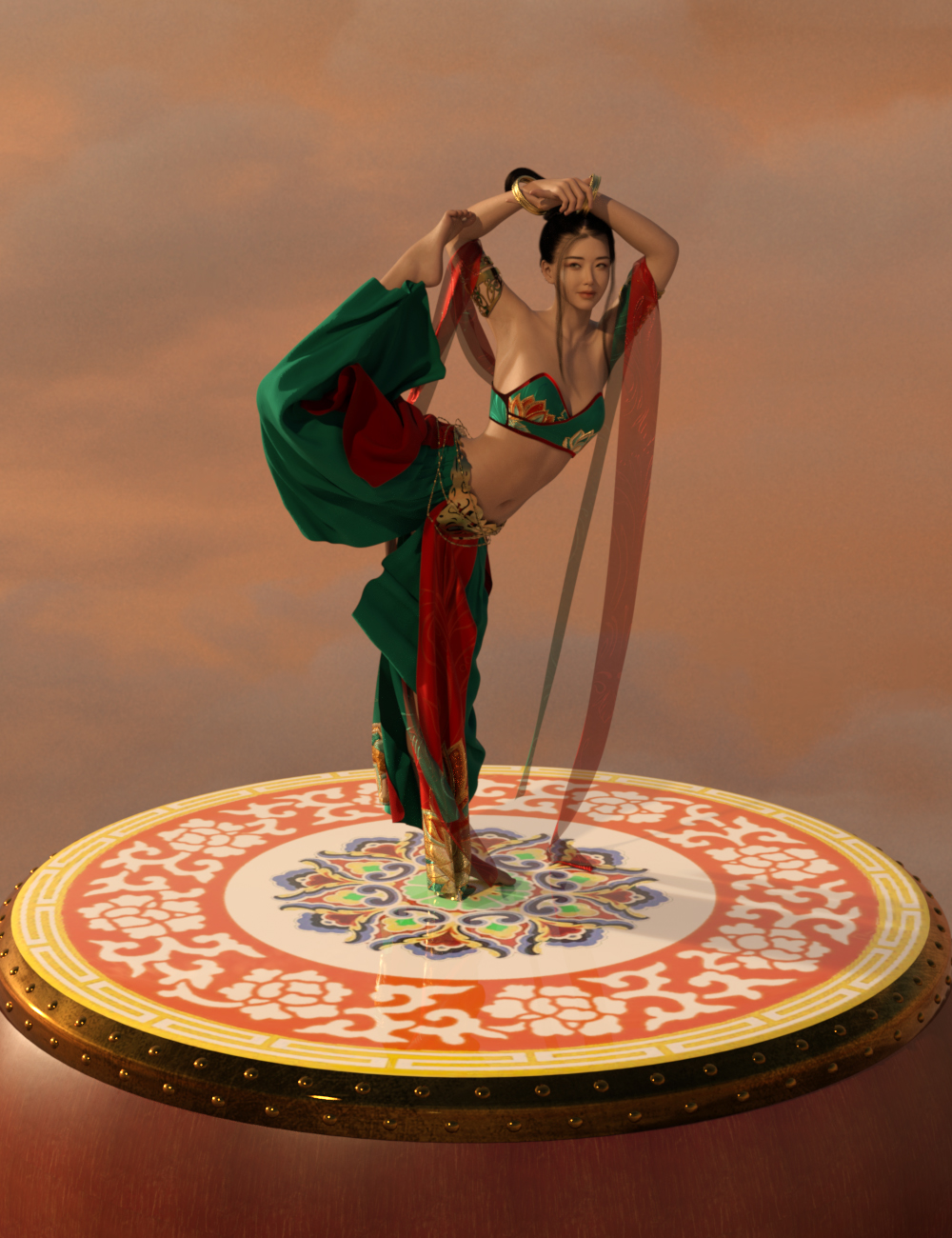 DFORCE LALA DUNHUANG FOR GENESIS 9 visual data 3