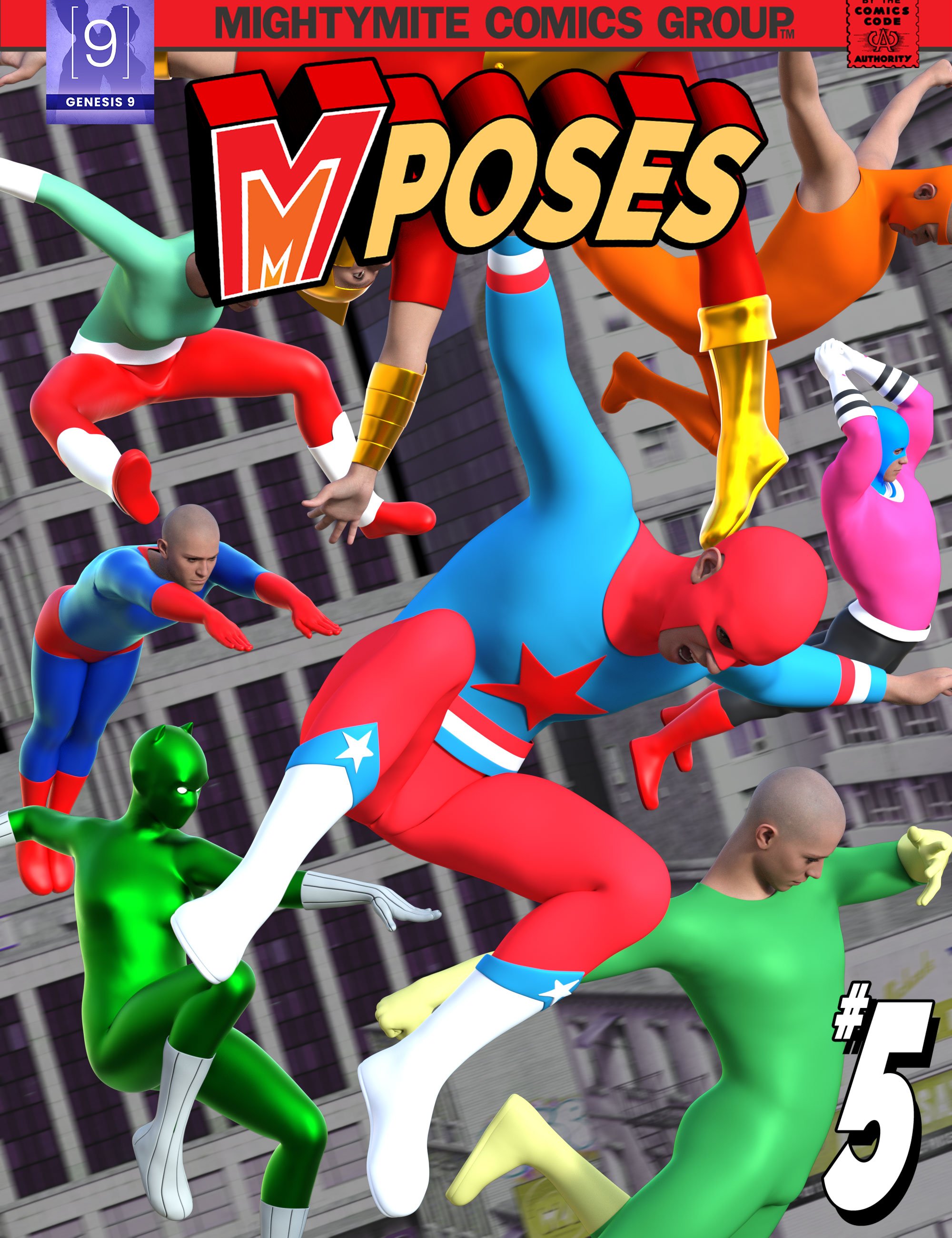 MightyMite Poses 005 Genesis 9 by: MightyMite, 3D Models by Daz 3D