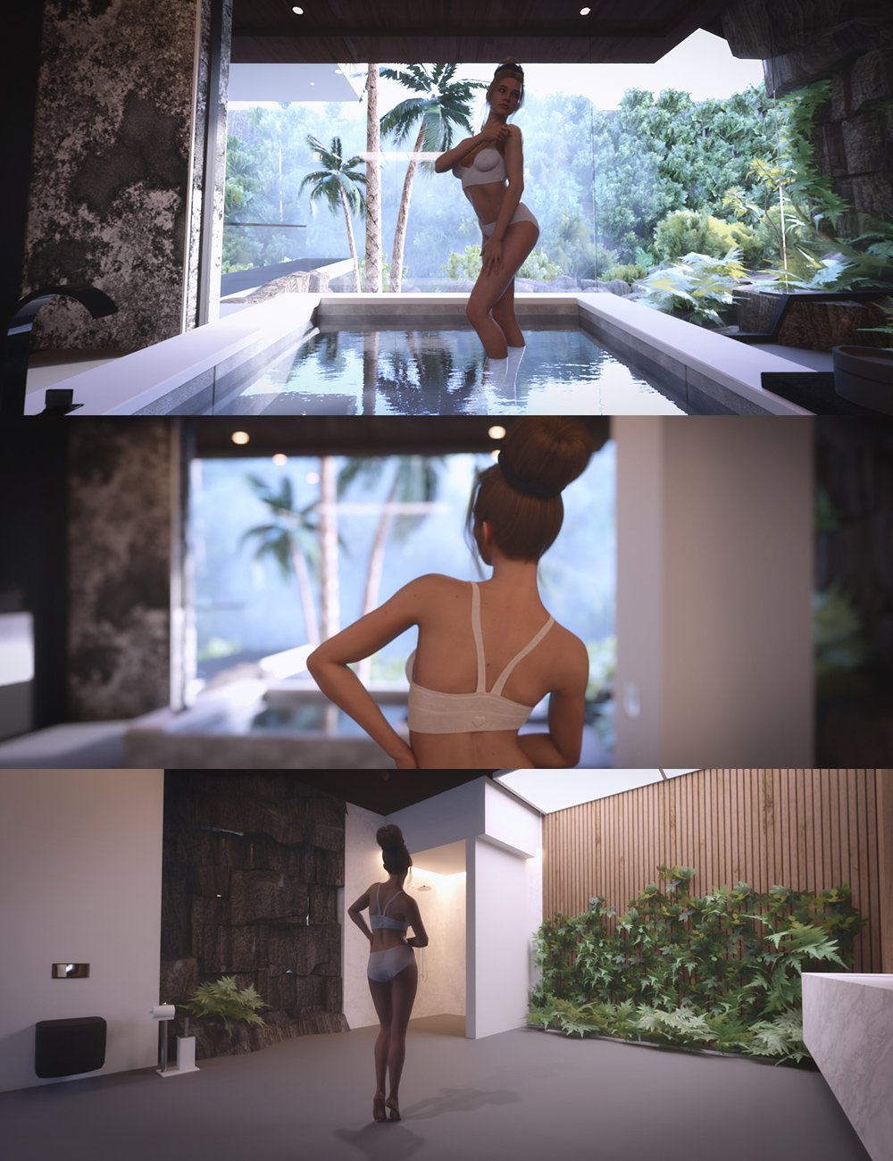20 HDRIs Luxury Bathroom Day by: Dreamlight, 3D Models by Daz 3D