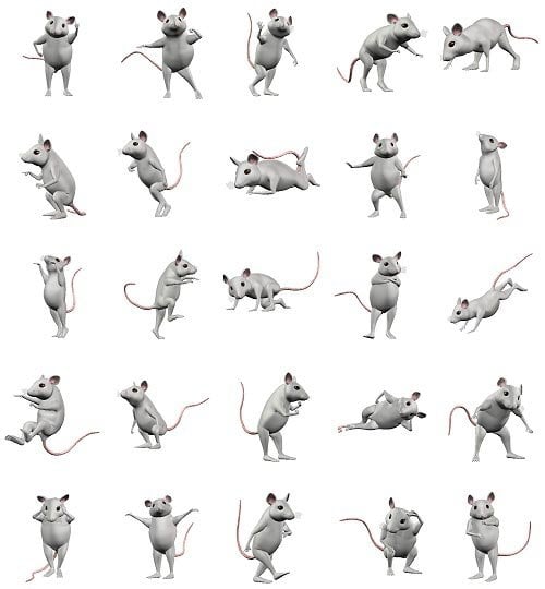 House Mouse's Poses House Mouse's Poses by: Digiport, 3D Models by Daz 3D