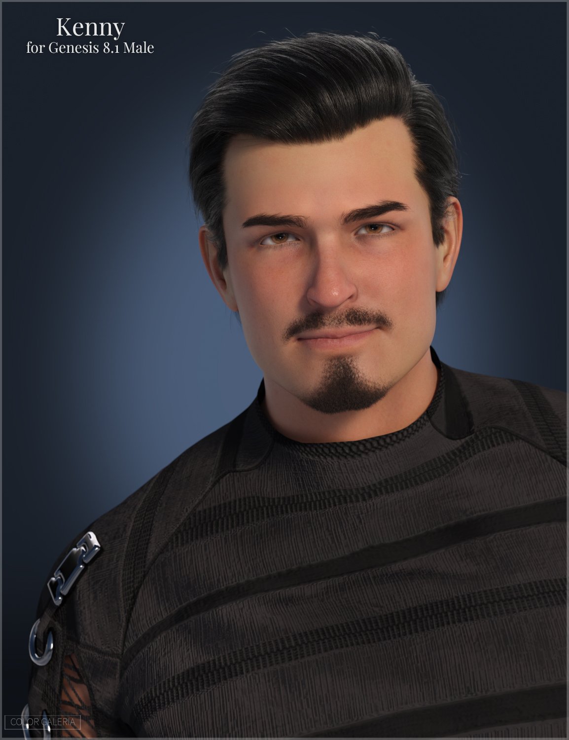 CGI Kenny for Genesis 8.1 Male by: Color Galeria, 3D Models by Daz 3D