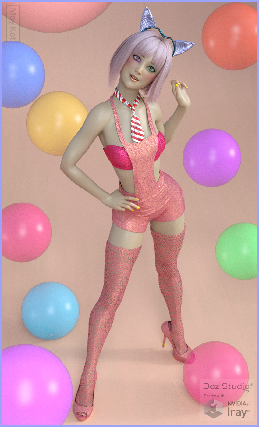 MYKT Kudamono for Genesis 8 Female by: Color Galeria, 3D Models by Daz 3D