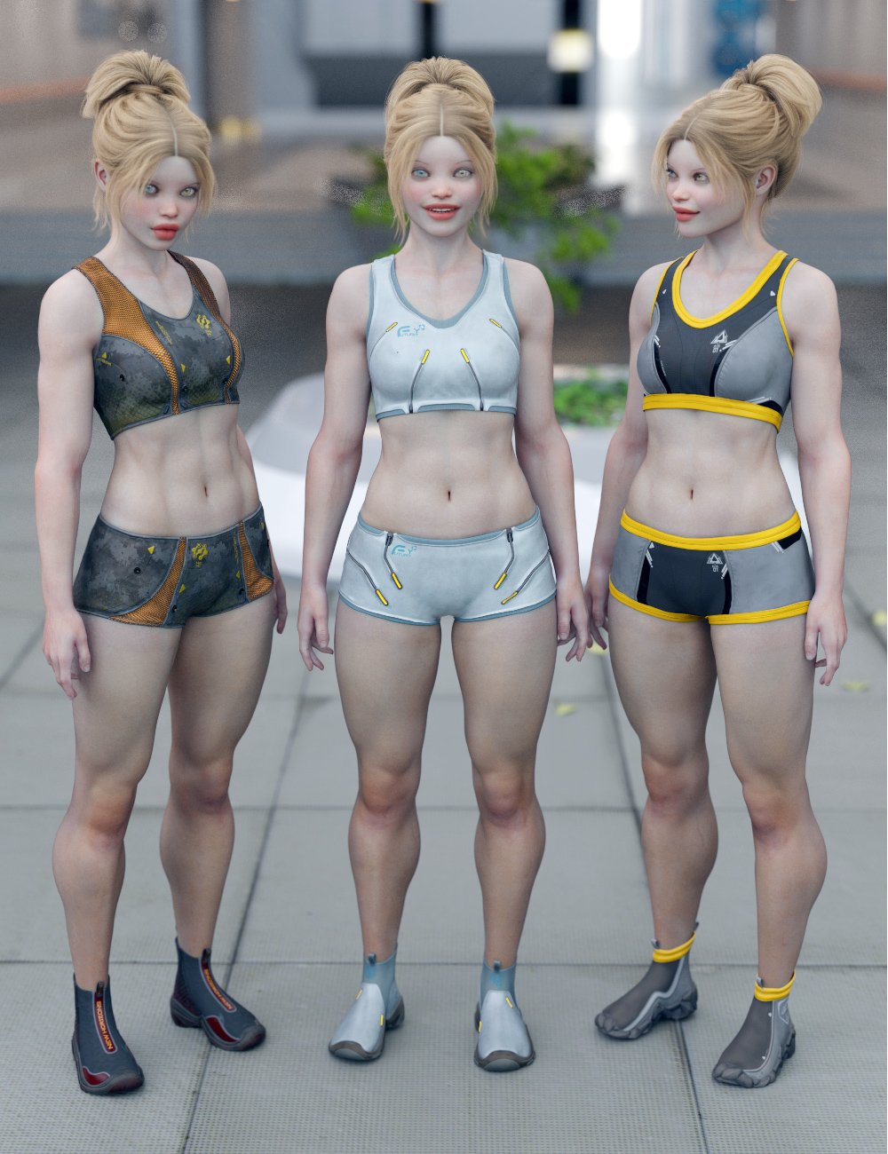 Astratech Outfit for Genesis 9 and 8 by: Aeon Soul, 3D Models by Daz 3D