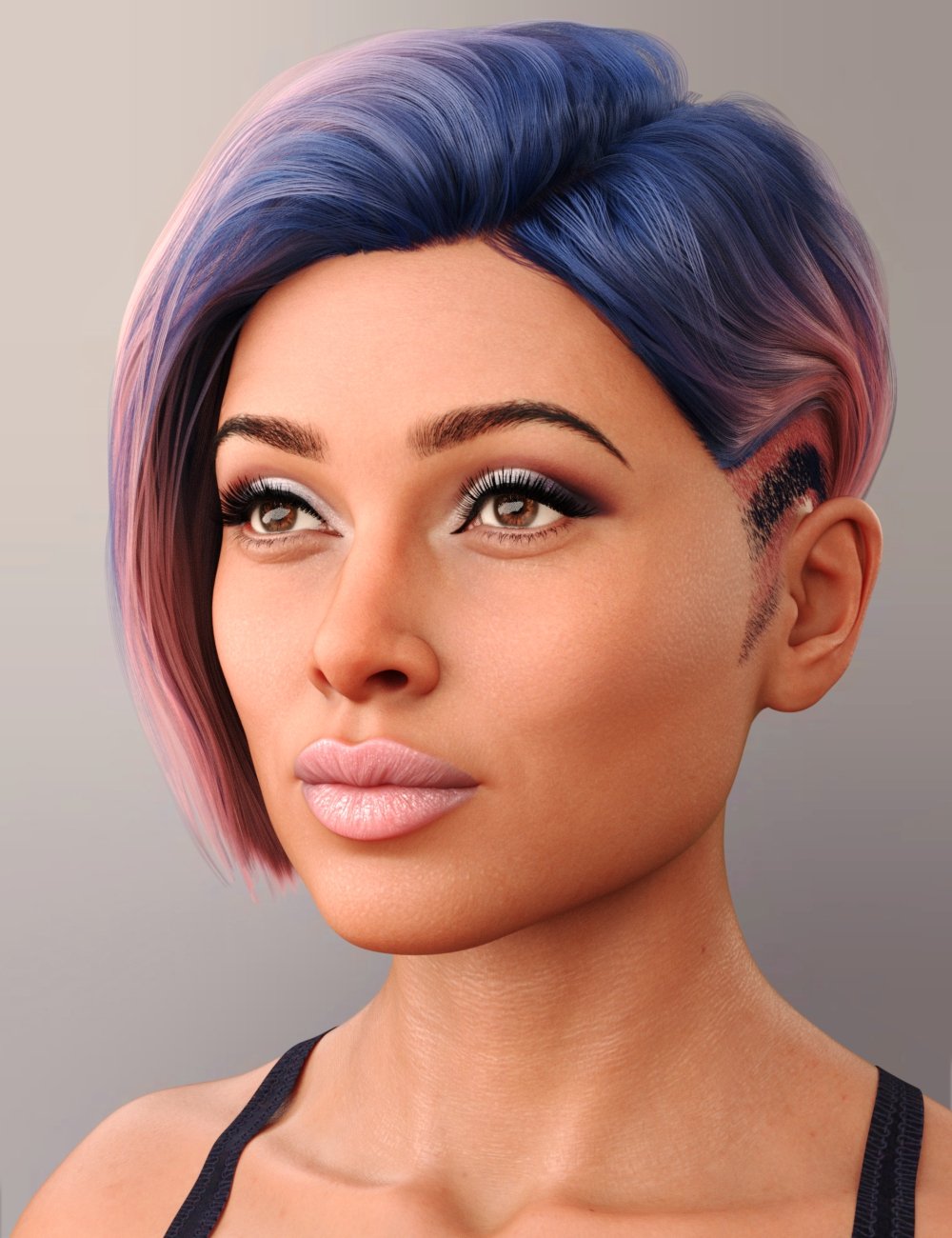 Rebel Hair for Genesis 9 by: AlFansmay, 3D Models by Daz 3D