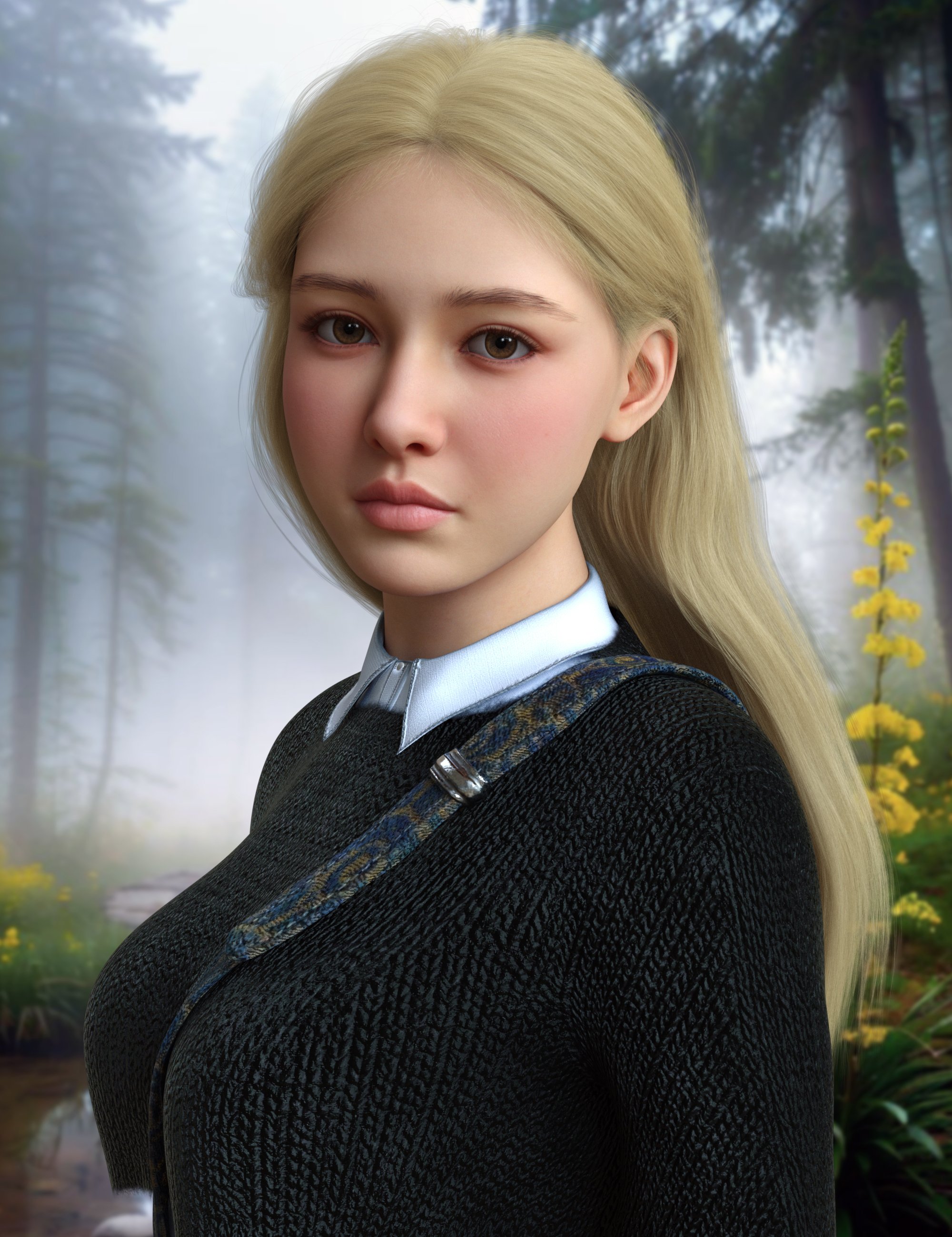 Vo Ava HD for Genesis 9 by: VOOTW, 3D Models by Daz 3D