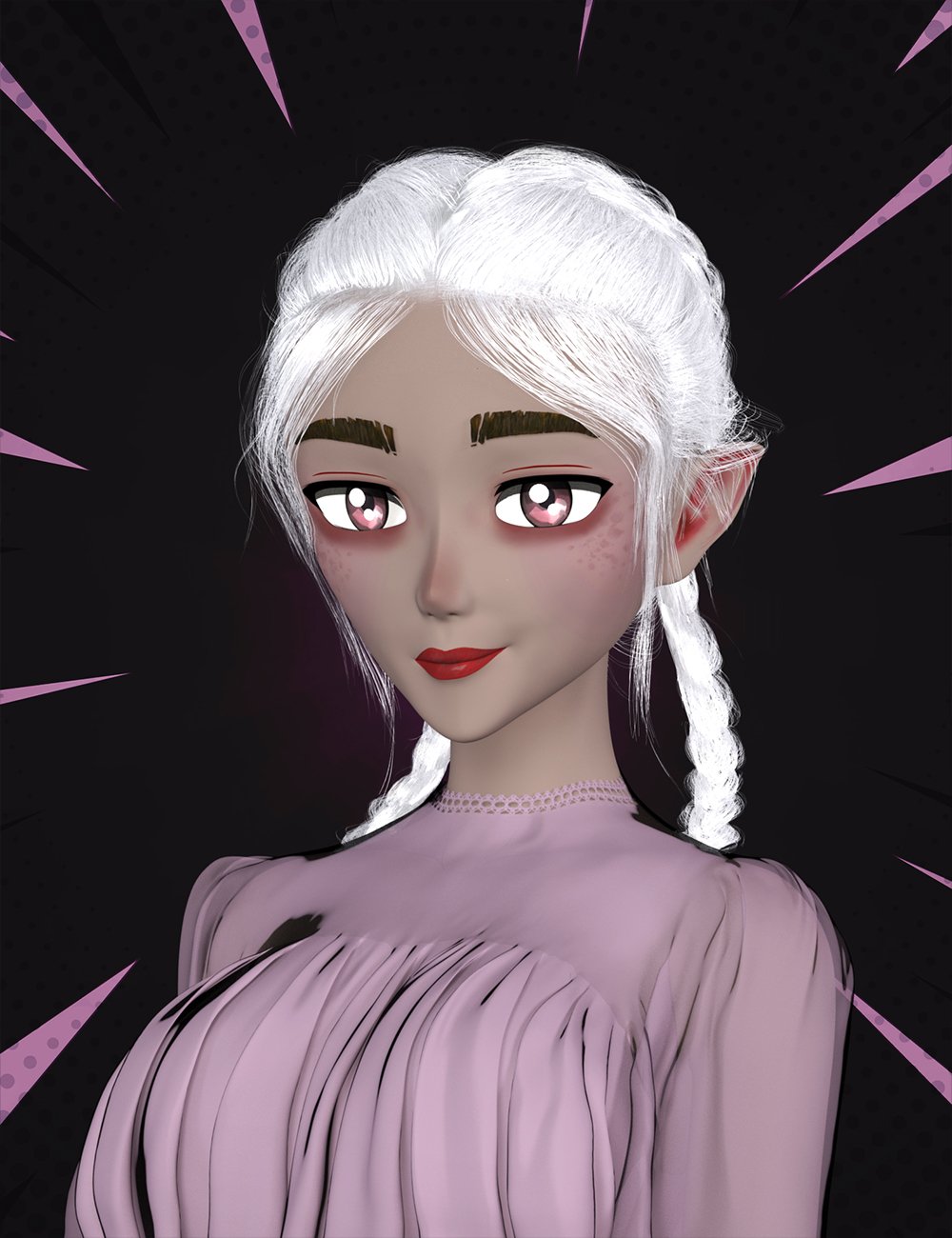 Tido Anime for Genesis 9 Feminine by: klayman, 3D Models by Daz 3D