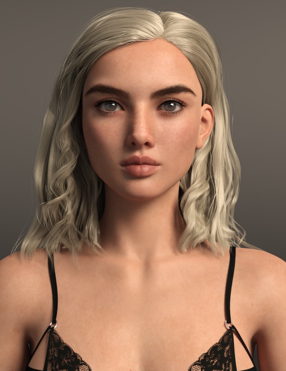 HSUY Hair for Genesis 9 by: Ergou, 3D Models by Daz 3D