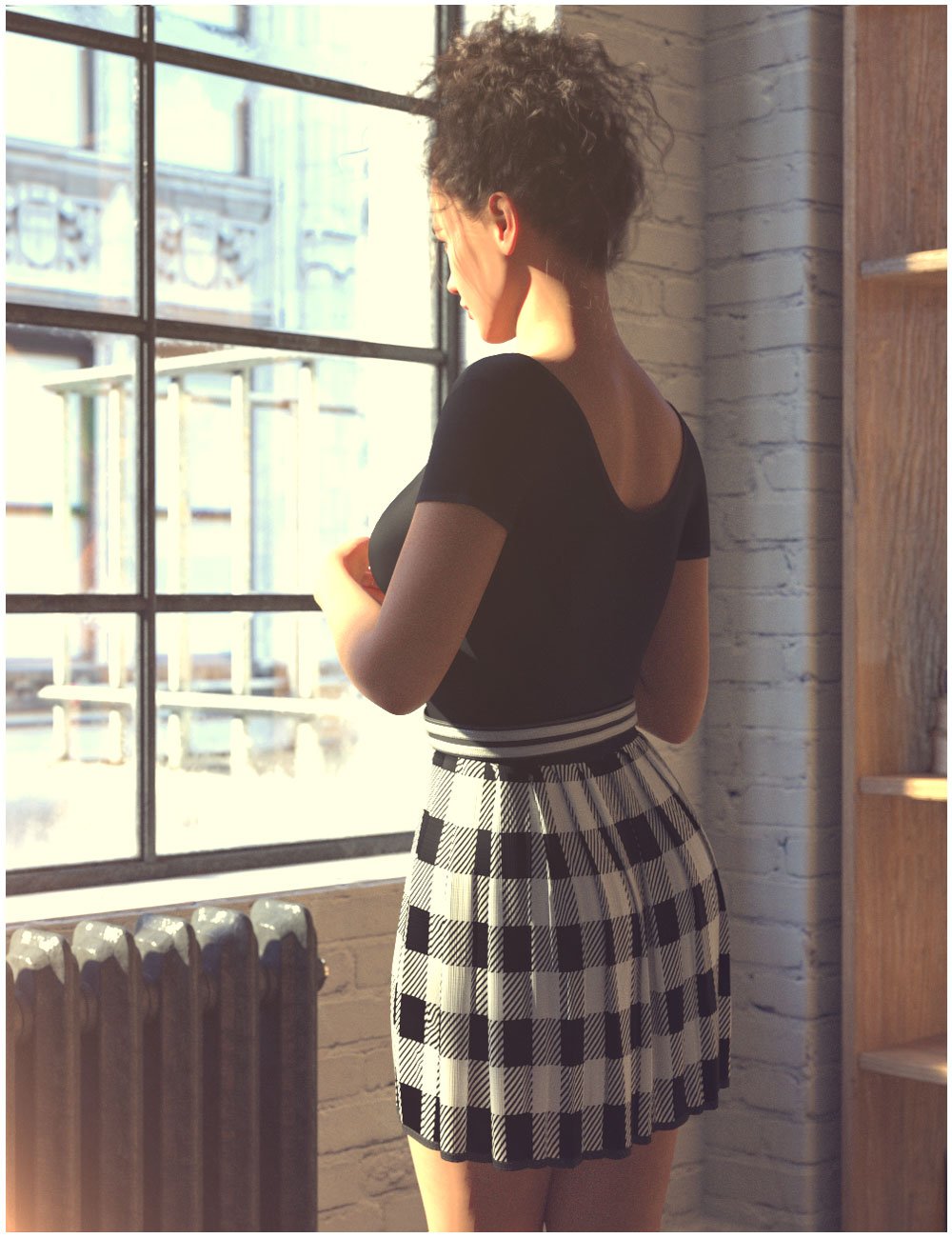 dForce Eventide Dress For Genesis 9