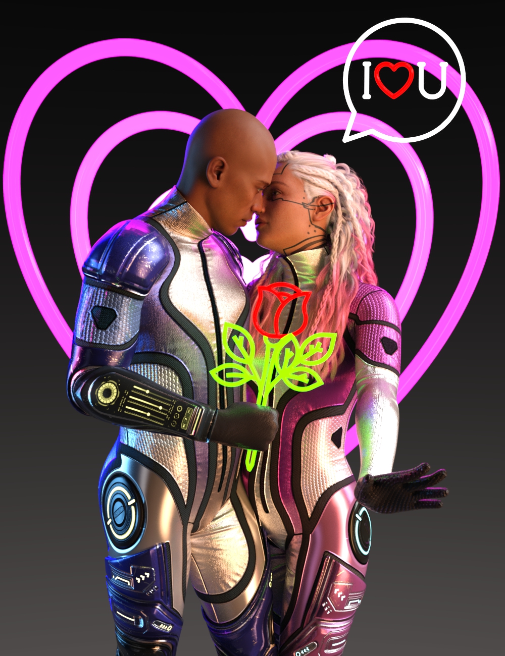 Valentine Neon Decorations