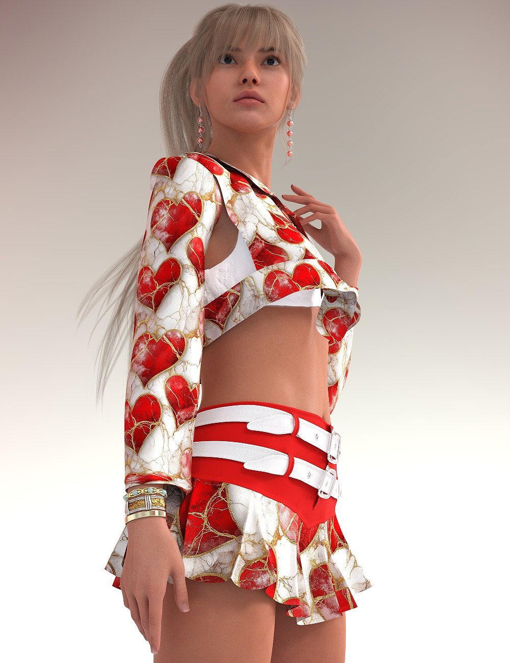 L3D Heartbeat Valentine Shaders MR by: LUNA3D, 3D Models by Daz 3D