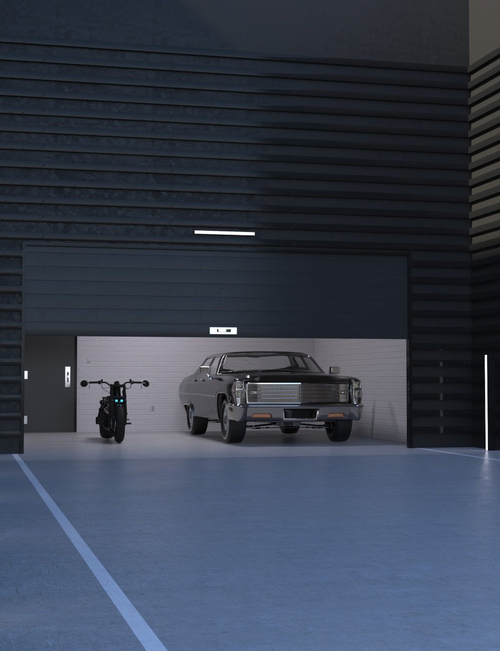 Garage Vignette by: , 3D Models by Daz 3D
