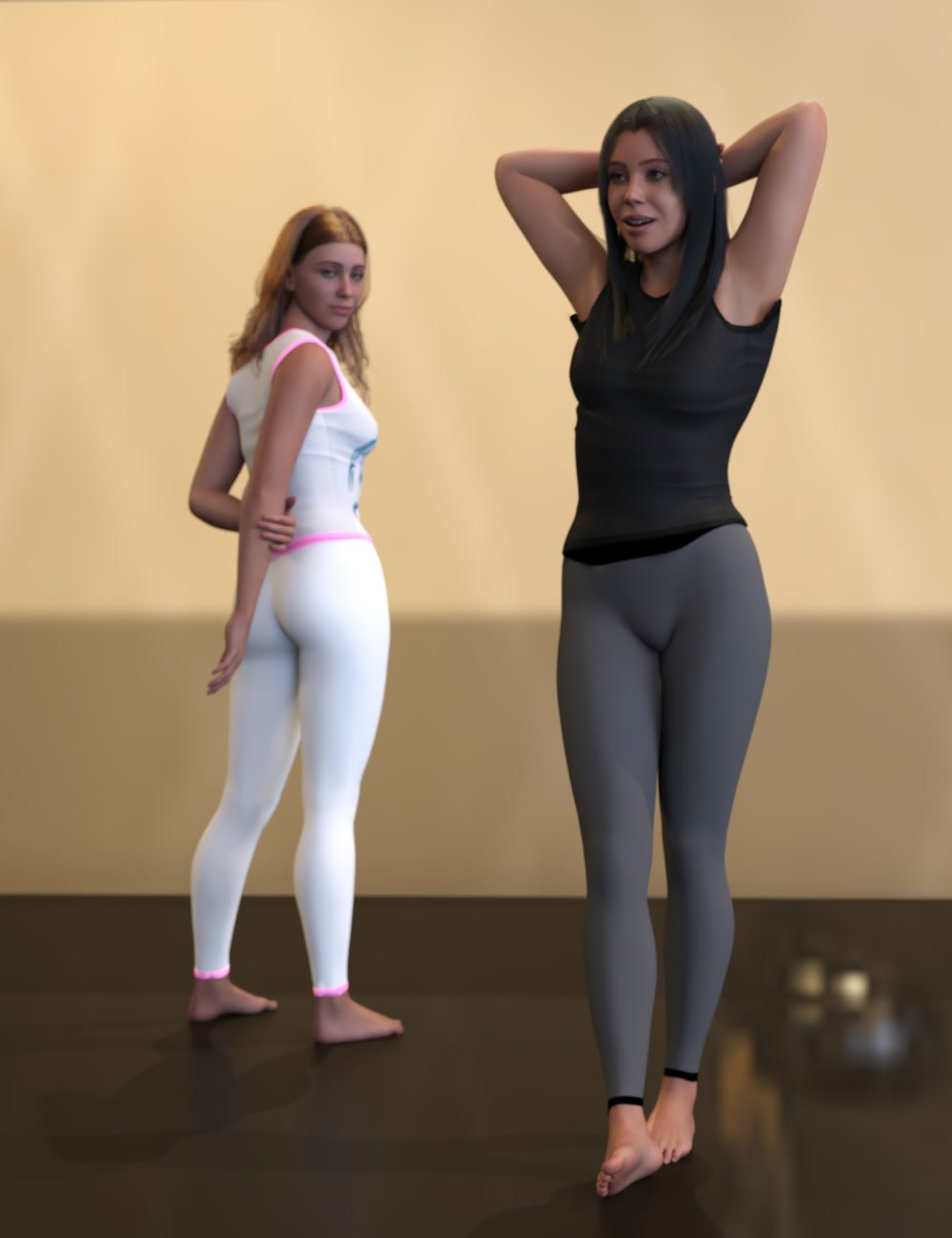 ATG Natural Standing Poses for Genesis 9, 8 and 8.1 Female by: atrilliongames, 3D Models by Daz 3D
