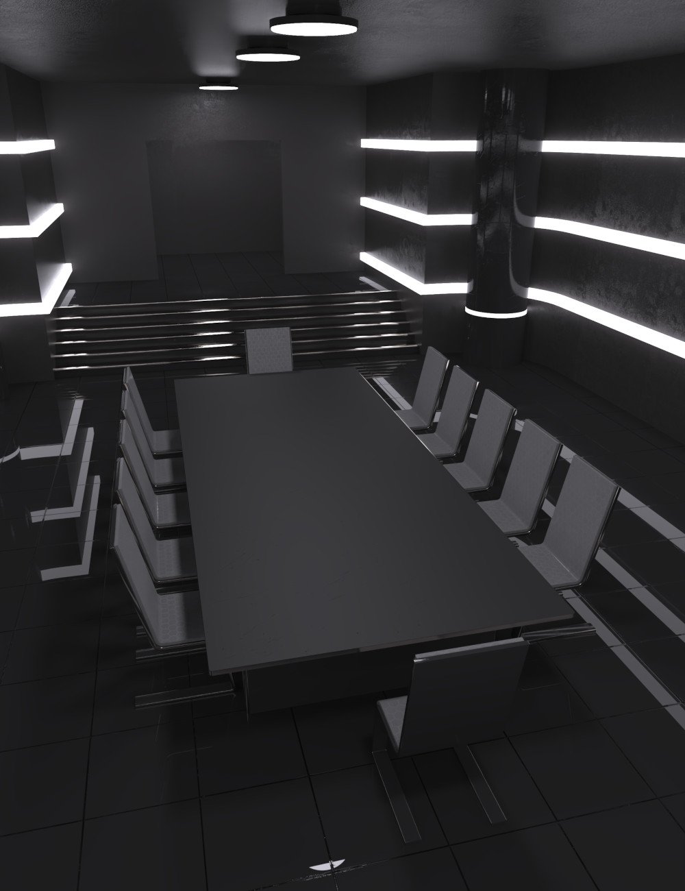 Future Meeting Room by: , 3D Models by Daz 3D