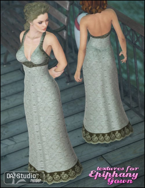Textures for Epiphany Gown Textures for Epiphany Gown by: Sarsa, 3D Models by Daz 3D