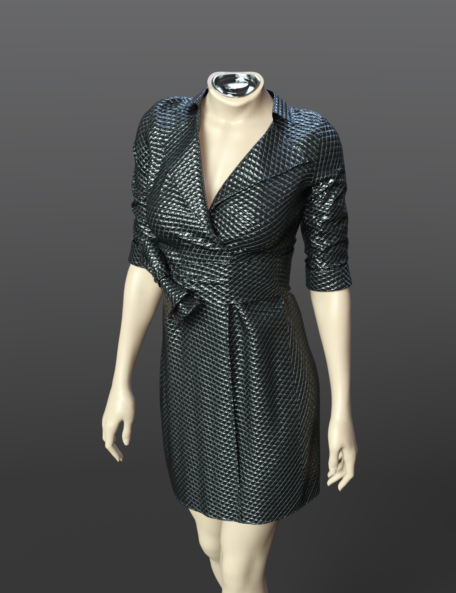 dForce SPR Suit Dress for Genesis 9