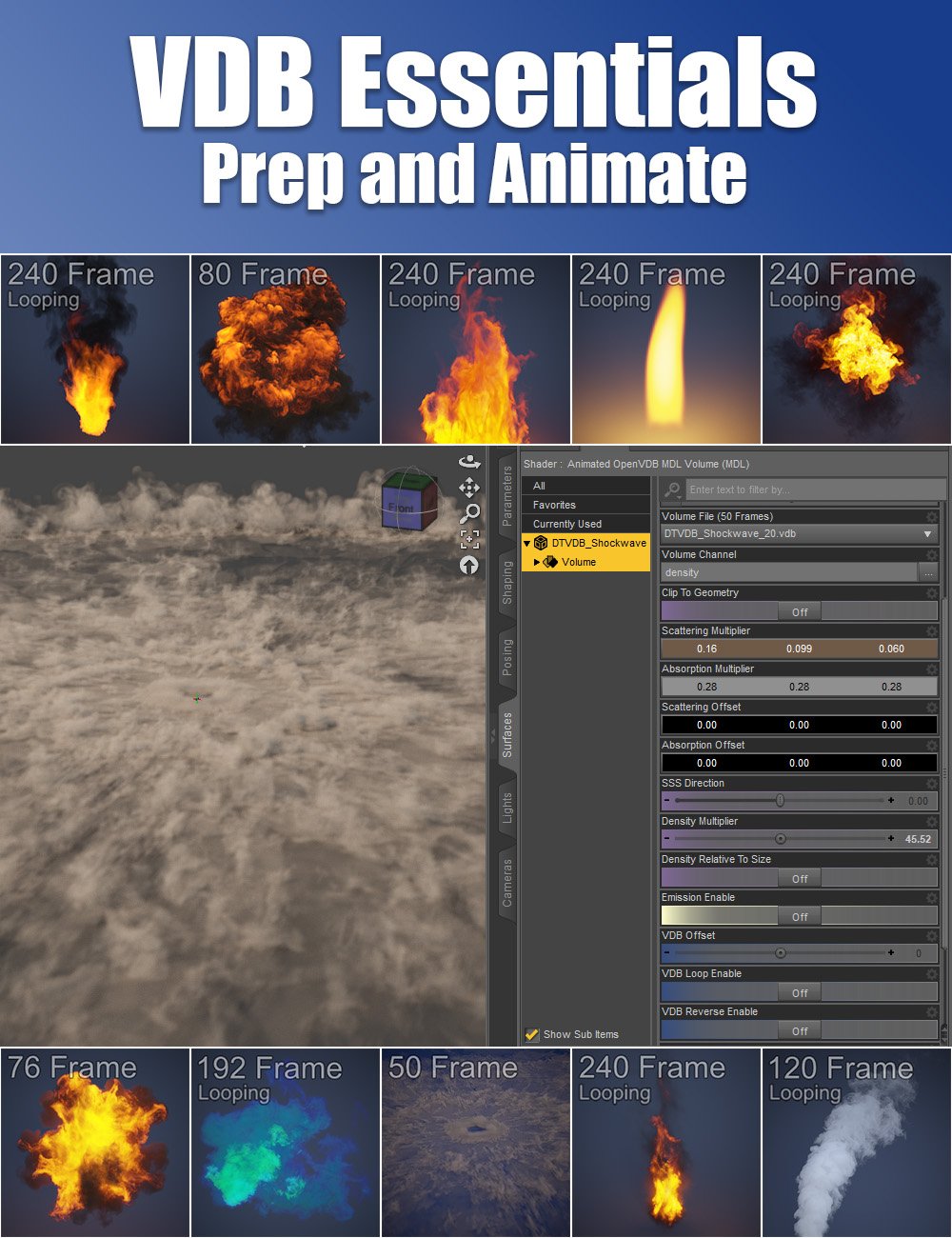 VDB Essentials - Prep and Animate by: Josh DarlingDimensionTheory, 3D Models by Daz 3D