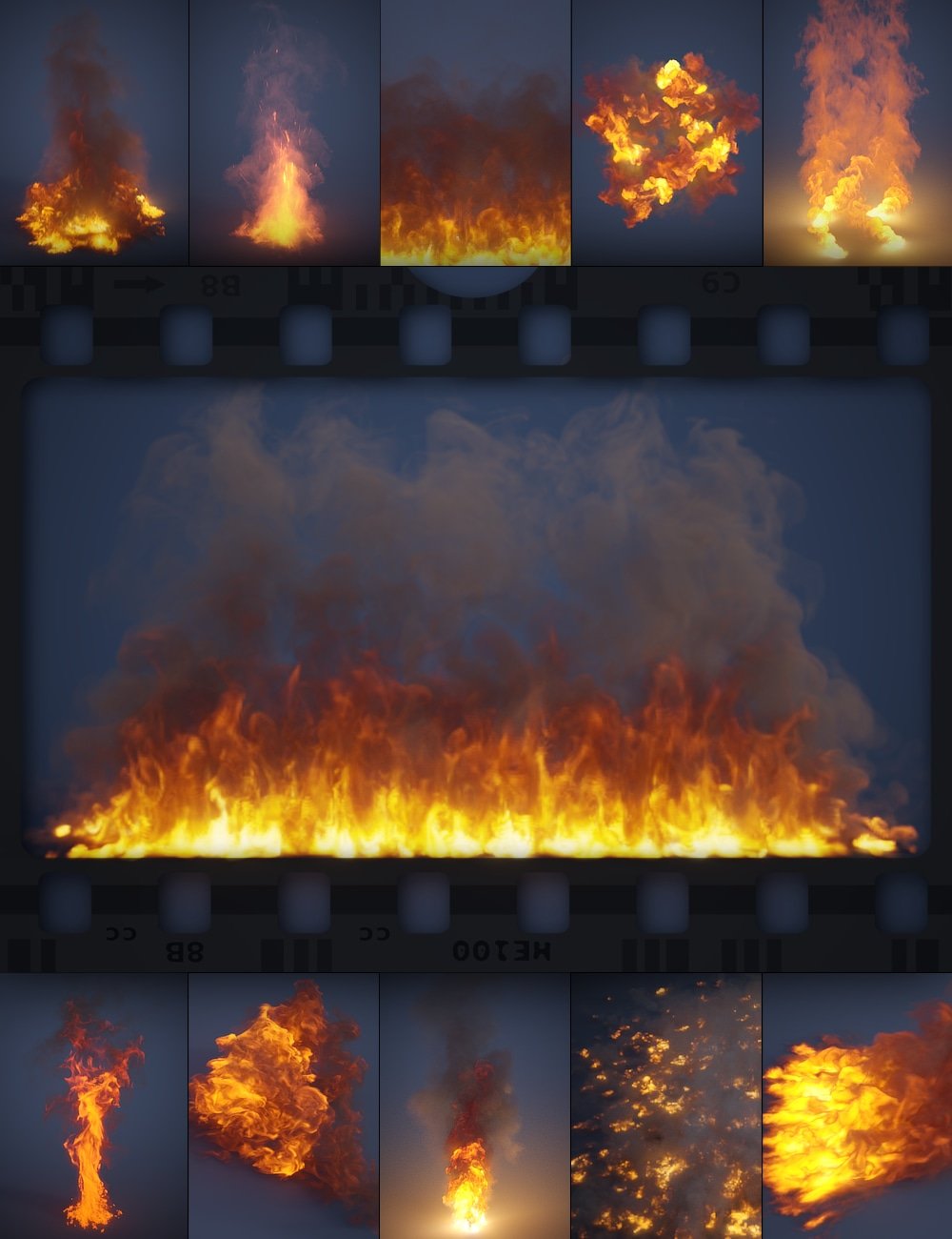 VDB Animate - Fire by: DimensionTheory, 3D Models by Daz 3D