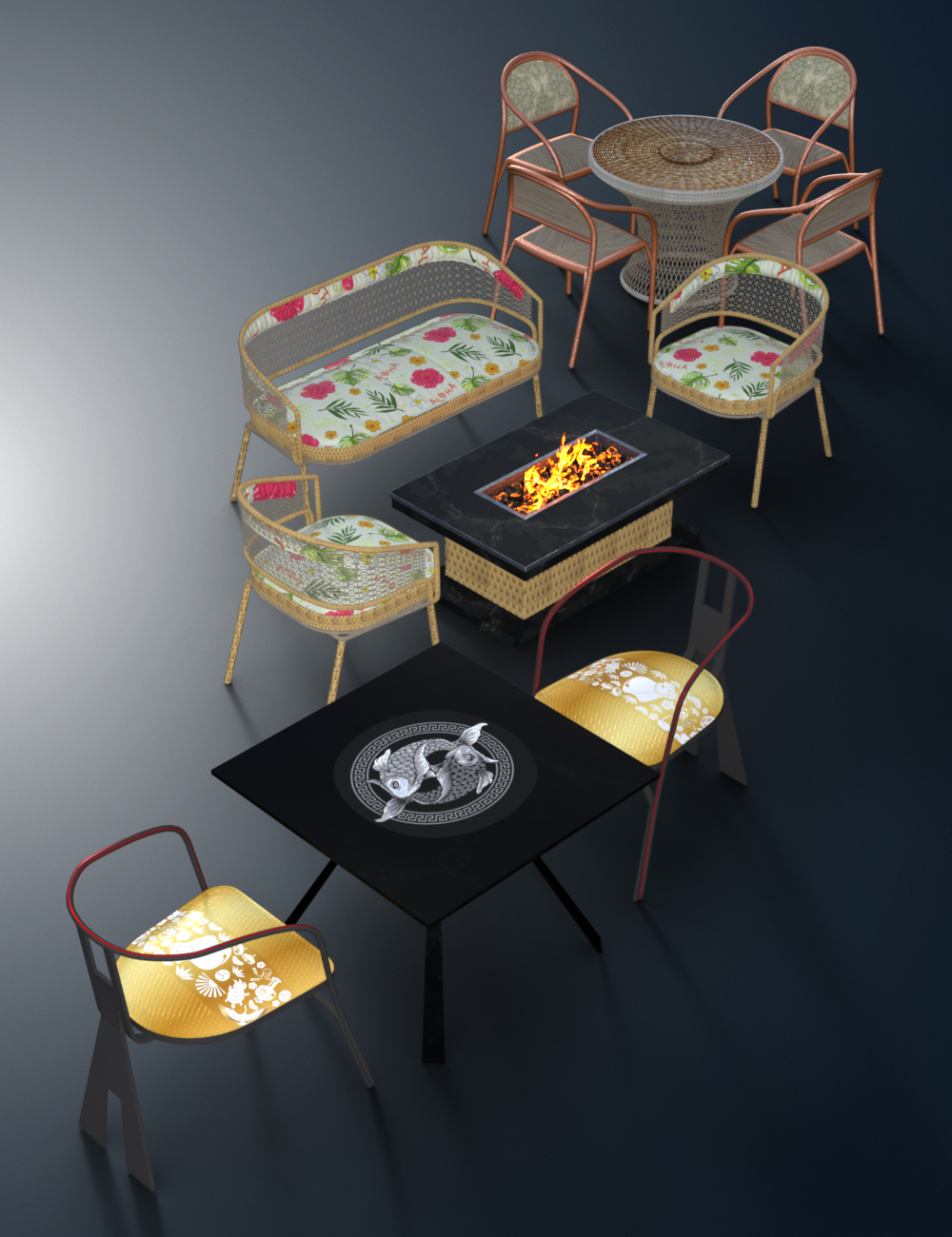 Eastern Patio Set Collection