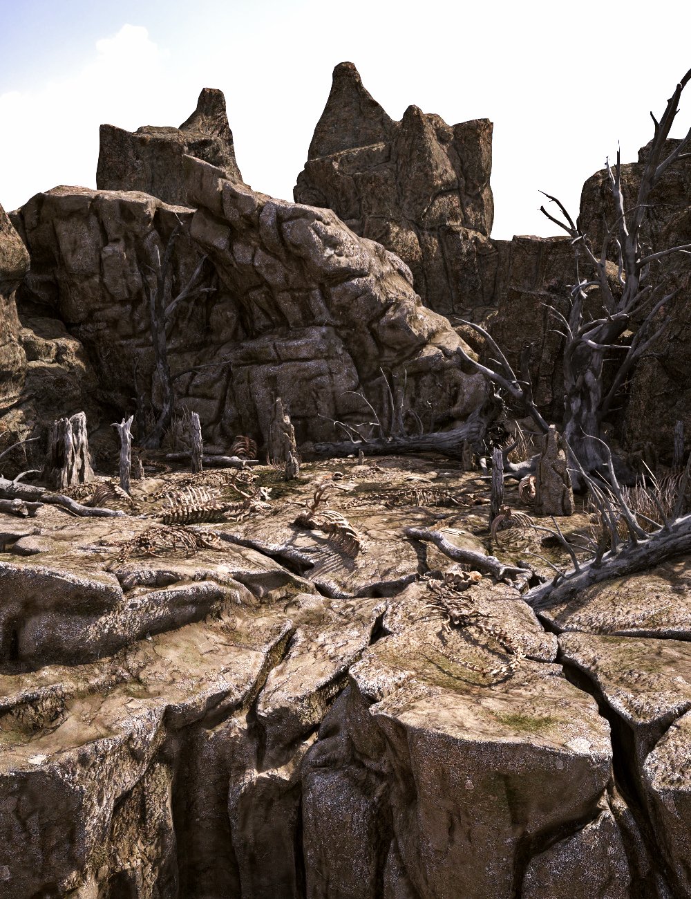 XI African Wildlands Graveyard by: Xivon, 3D Models by Daz 3D