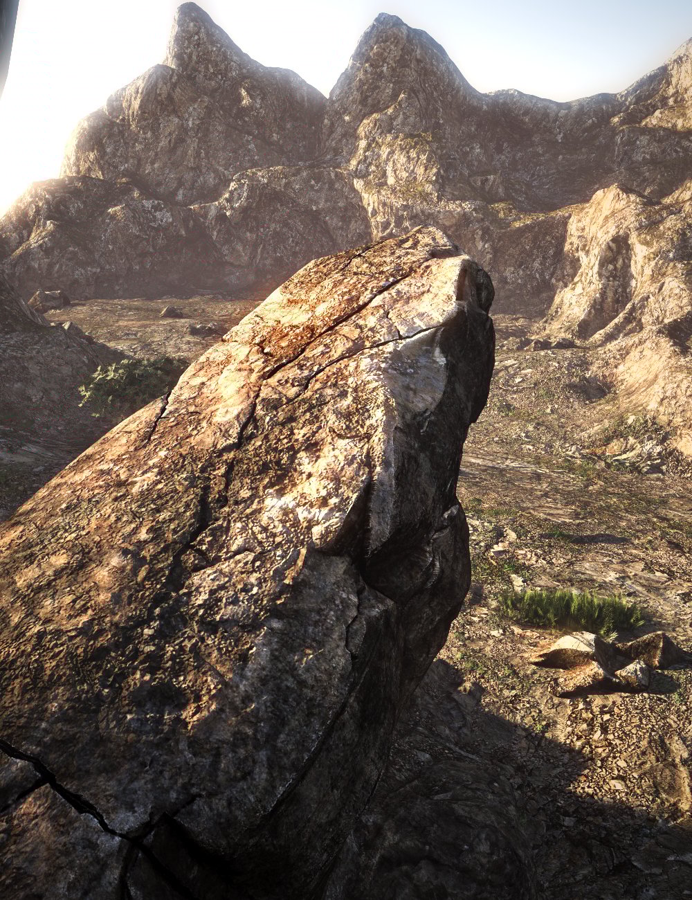 XI African Wildlands View Rock by: Xivon, 3D Models by Daz 3D