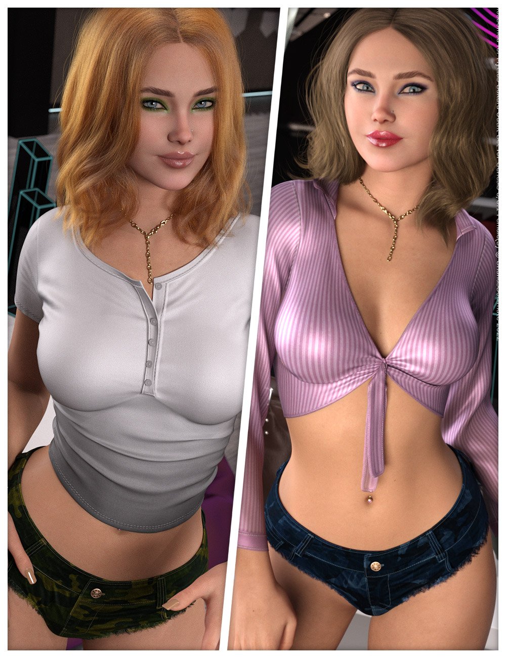 Assorted Textures for dForce SU Sexy Jeans by: ShanasSoulmate, 3D Models by Daz 3D