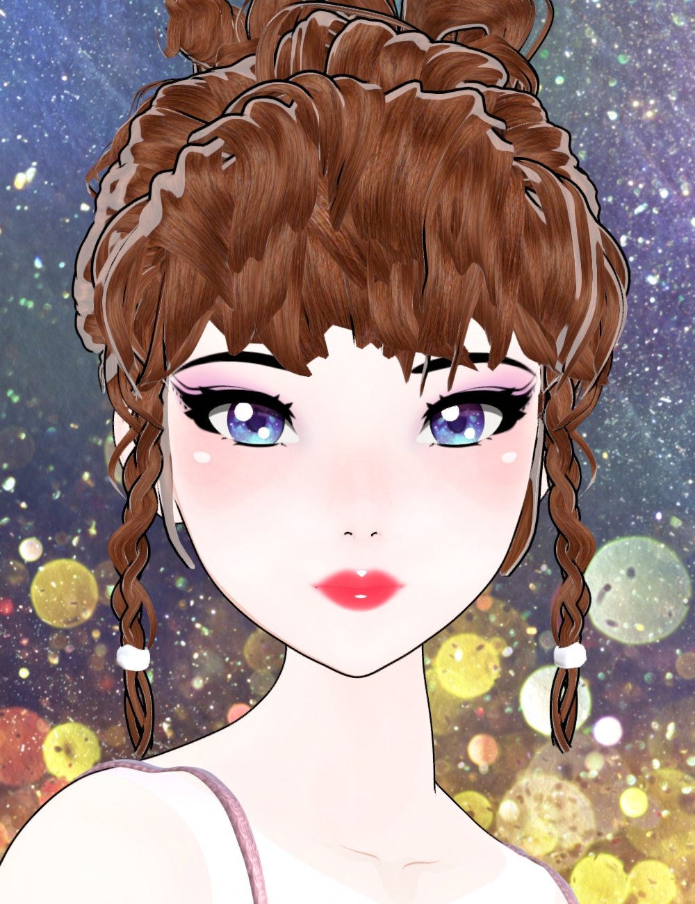 TT Mona for Genesis 9 Toon by: Tsukikawa, 3D Models by Daz 3D