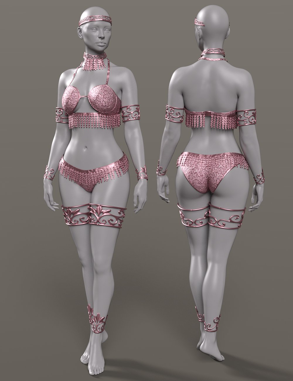 InStyle - dForce Maidens of Mars - Dancer Outfit Texture Add-On