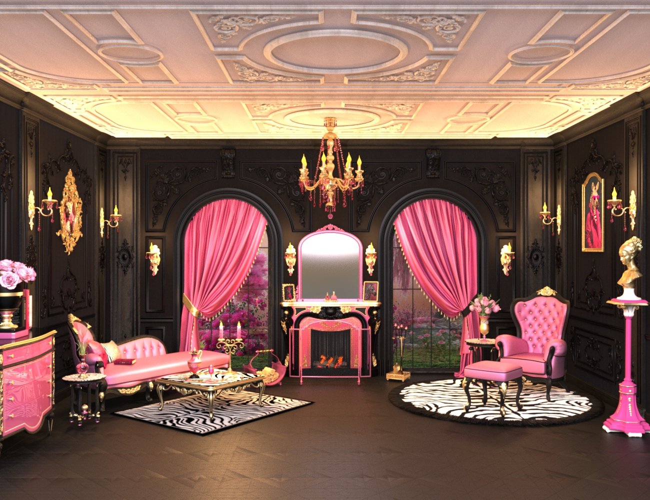 Rococo Room Pop Collection Texture Set