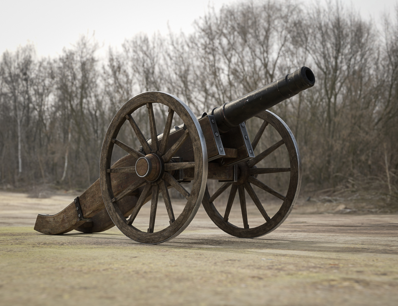 Command Field Gun OR3D Field Gun | Daz 3D