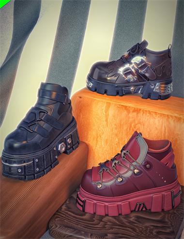 ferockshortpunkboots3in1collec