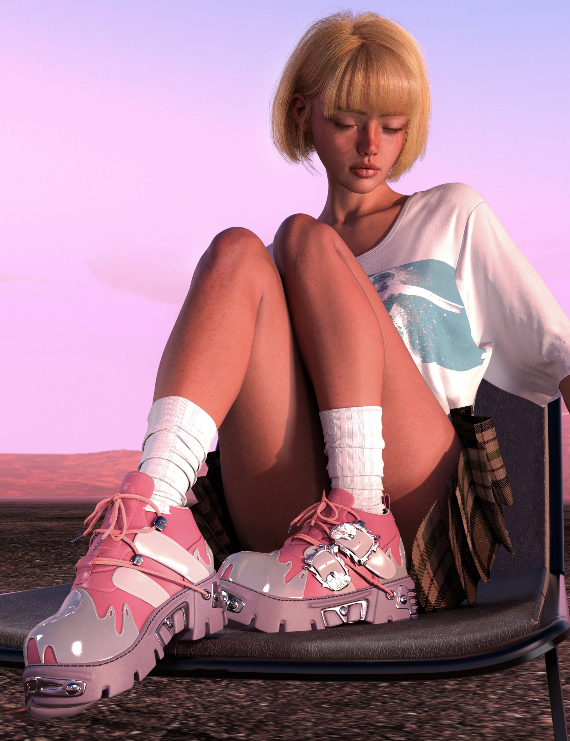 FE Rock Short Punk Boots 3-in-1 Collection Vol 1 for Genesis 9