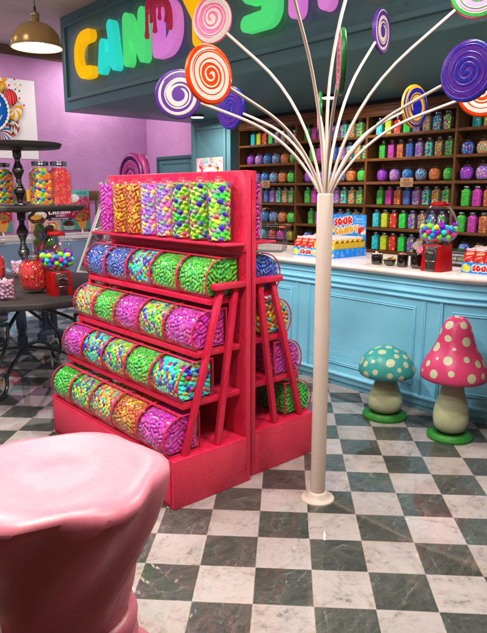 FG Candy Shop by: IronmanFugazi1968, 3D Models by Daz 3D