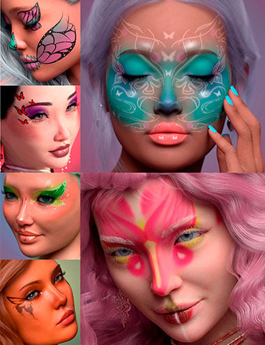 洋書 THREE-DIMENSIONAL MAKEUP springmetamorphosisliemakeupfo