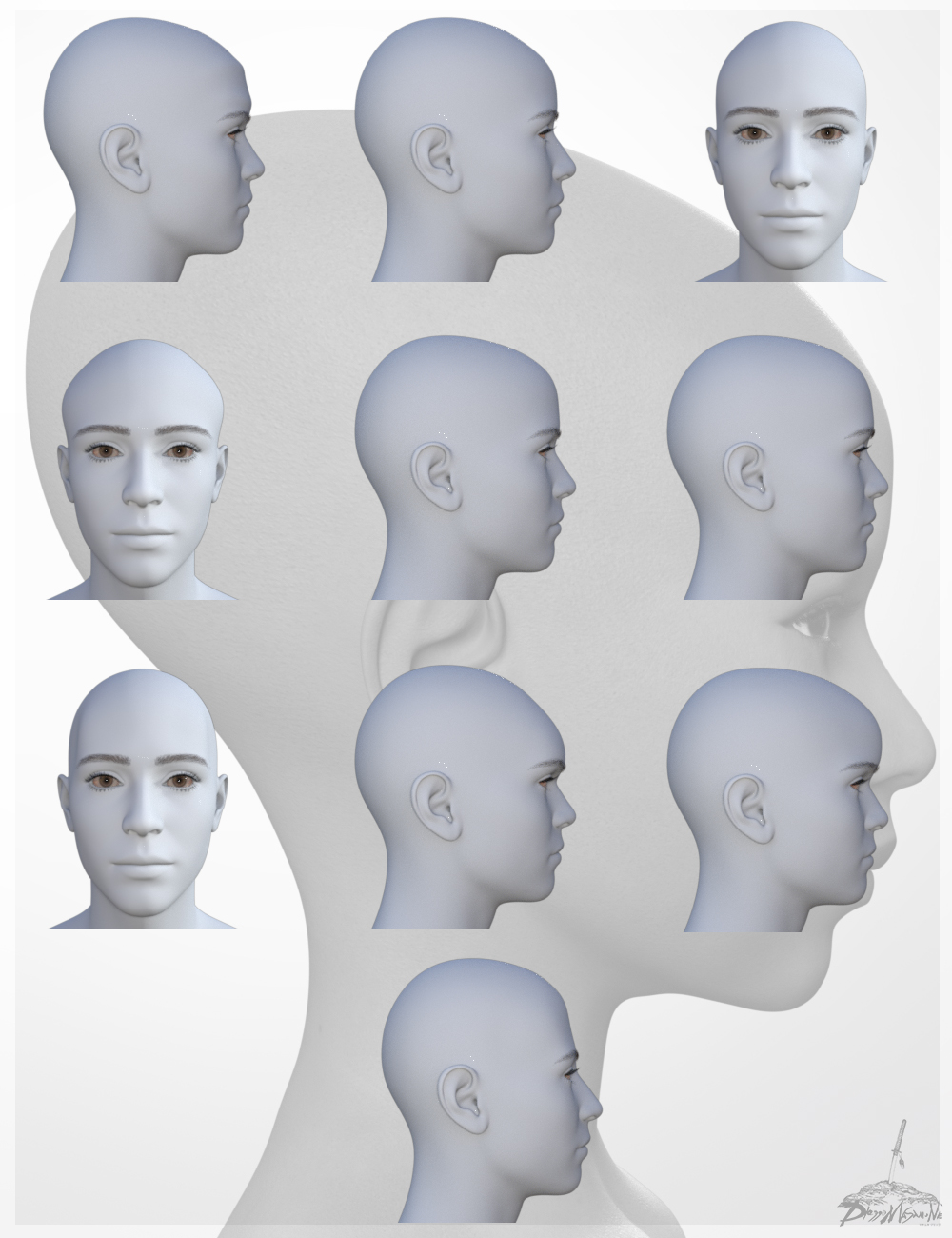 Head Morphs for Genesis 9 | Daz 3D