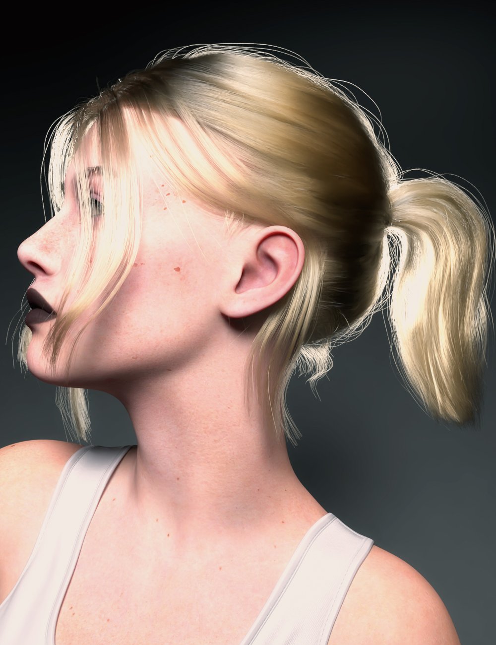 dForce CS Lyra Hair for Genesis 9 by: ClericSecond-Circle, 3D Models by Daz 3D
