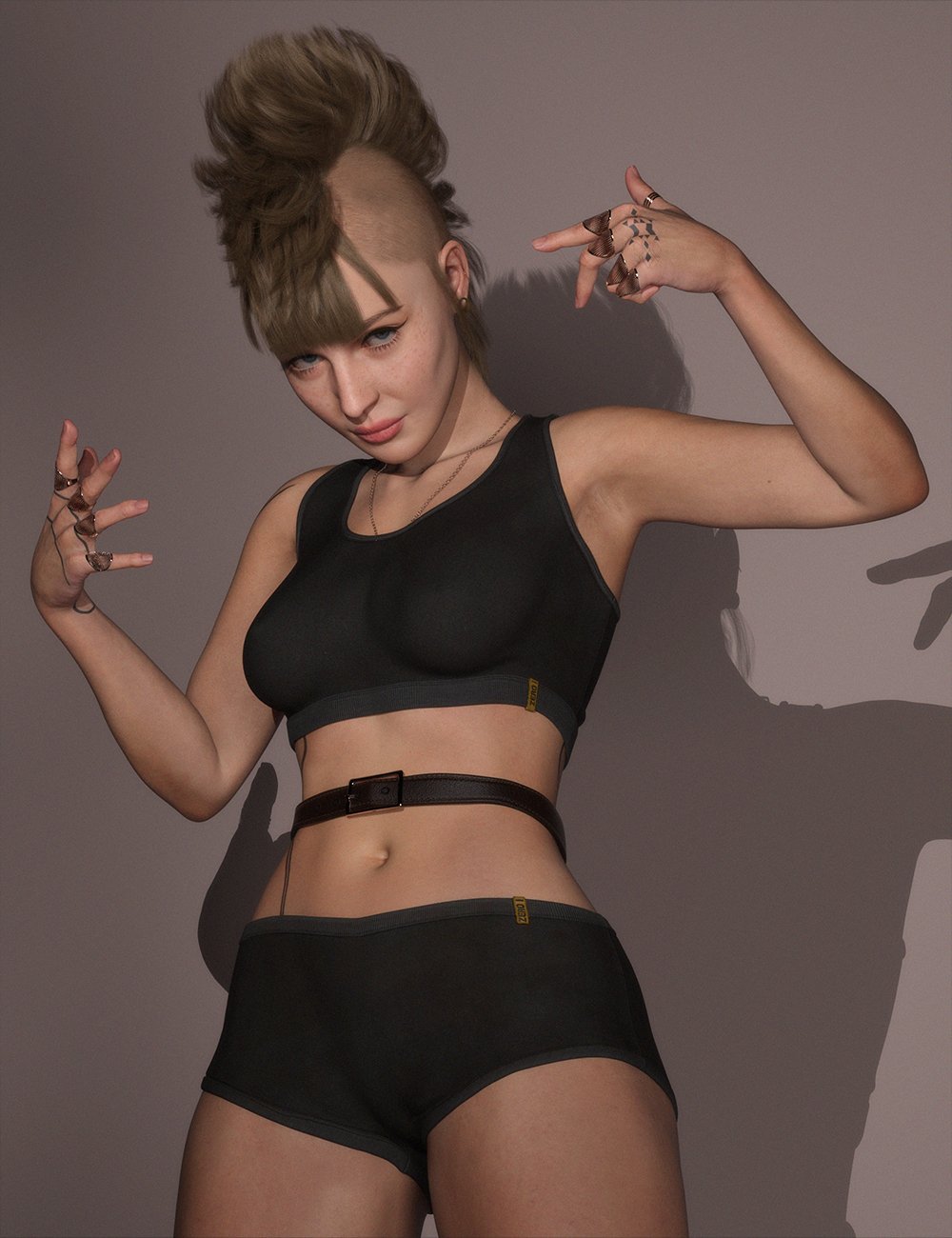 Sharare for Genesis 9 Feminine by: Chrryt, 3D Models by Daz 3D