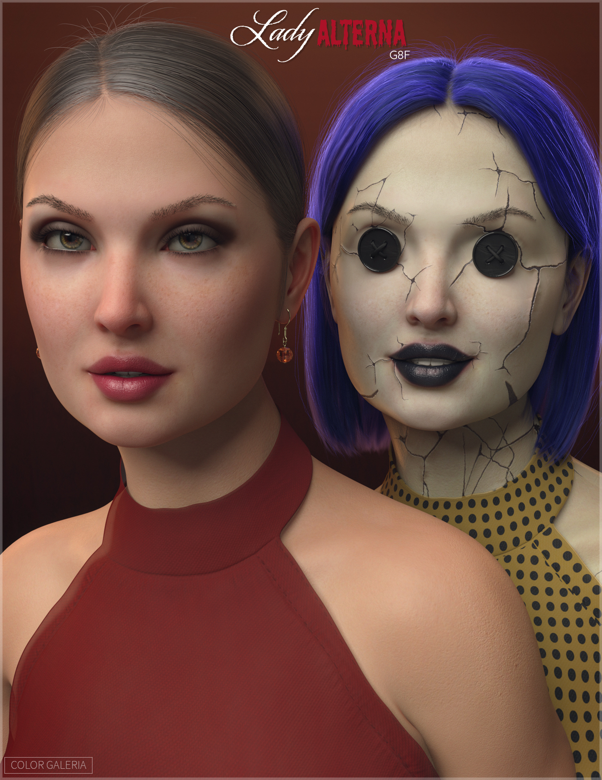 CGI Lady Alterna for Genesis 8 Female by: Color Galeria, 3D Models by Daz 3D