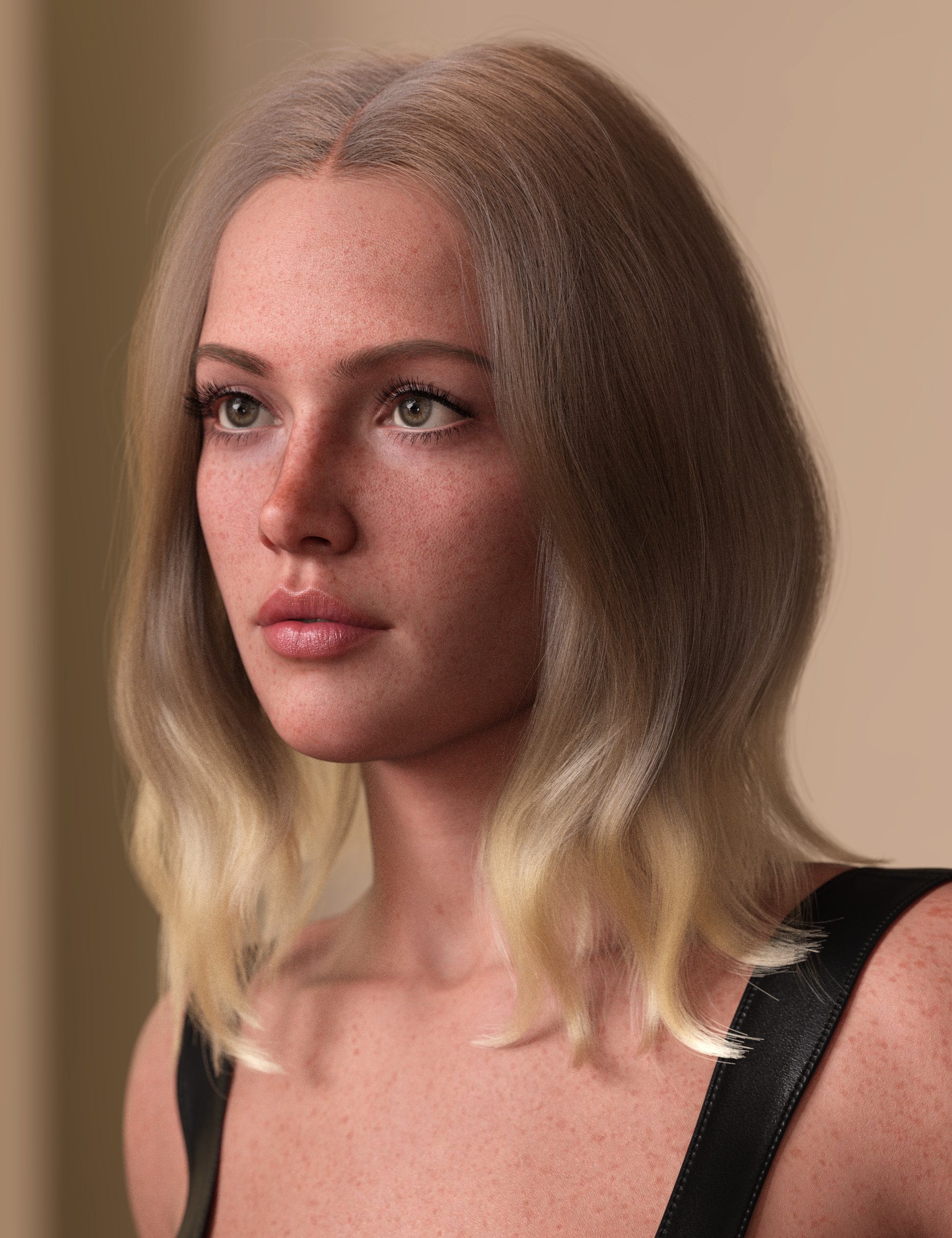 dForce Strand-Based Casual Style Long Bob Hair Color Expansion by: outoftouch, 3D Models by Daz 3D